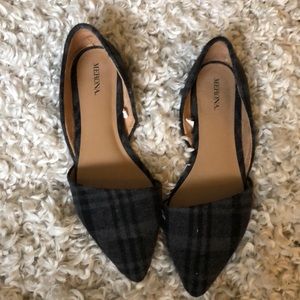 Plaid flats